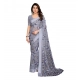 Women's Georgette Printed Saree With Unstitched Blouse 5.5Mtr (Grey) Women's Georgette Printed Saree With Unstitched Blouse 5.5Mtr (Grey)