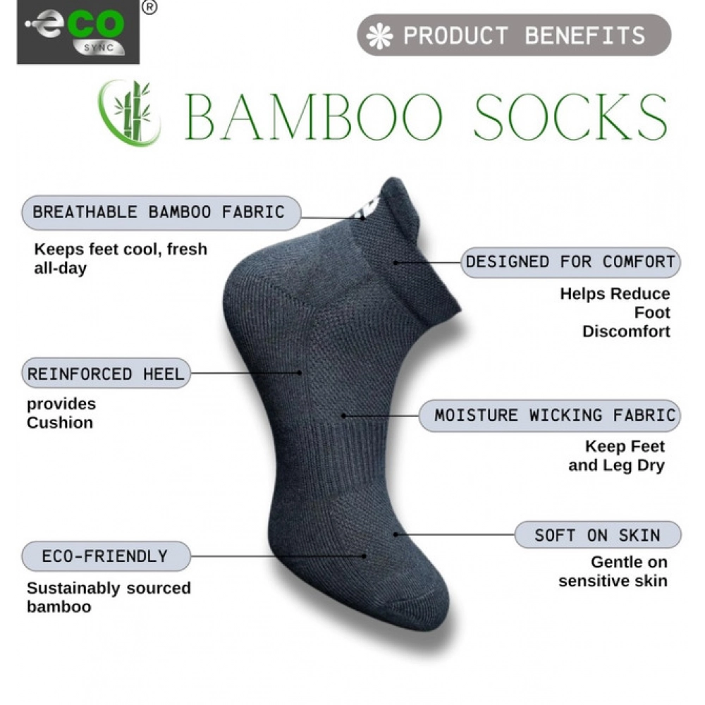 4_Pair Set Unisex Casual Cotton Printed Ankle Length Socks (Multicolor)