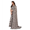 Women's Georgette Printed Saree With Unstitched Blouse 5.5Mtr (Black) Women's Georgette Printed Saree With Unstitched Blouse 5.5Mtr (Black)