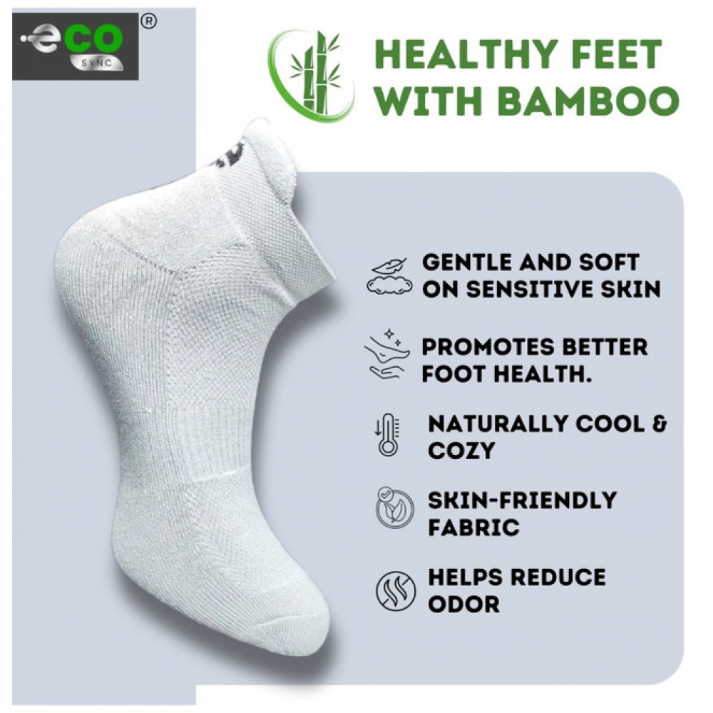 4_Pair Set Unisex Casual Cotton Printed Ankle Length Socks (Multicolor)