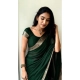 Women's Vichitra Silk Printed Saree With Unstitched Blouse 5.5Mtr (Green) Women's Vichitra Silk Printed Saree With Unstitched Blouse 5.5Mtr (Green)