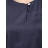 Women's Casual Crepe Sleeveless Jump Suit (Navy Blue)