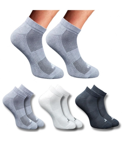 3_Pair Set Unisex Casual Cotton Printed Low Cut Socks (Multicolor)