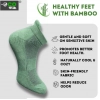 4_Pair Set Unisex Casual Cotton Printed Ankle Length Socks (Multicolor)