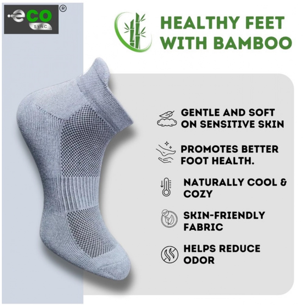 4_Pair Set Unisex Casual Cotton Printed Ankle Length Socks (Multicolor)