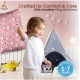 Soft Plush Printed Baby Infant Pillow for Kids Age 1 To 5 Years (Pink)