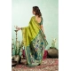 Women's Silk Blend Woven Saree With Unstitched Blouse 5.5 Mtr (Lime) Women's Silk Blend Woven Saree With Unstitched Blouse 5.5 Mtr (Lime)