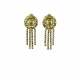 Women's Pack of_2 Brass Gold-Plated Earrings (Gold)