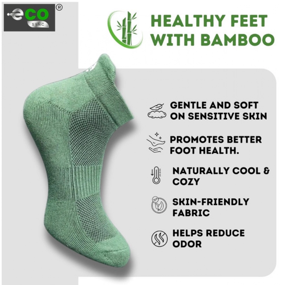 4_Pair Set Unisex Casual Cotton Printed Ankle Length Socks (Multicolor)