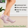 4_Pair Set Unisex Casual Cotton Printed Ankle Length Socks (Multicolor)