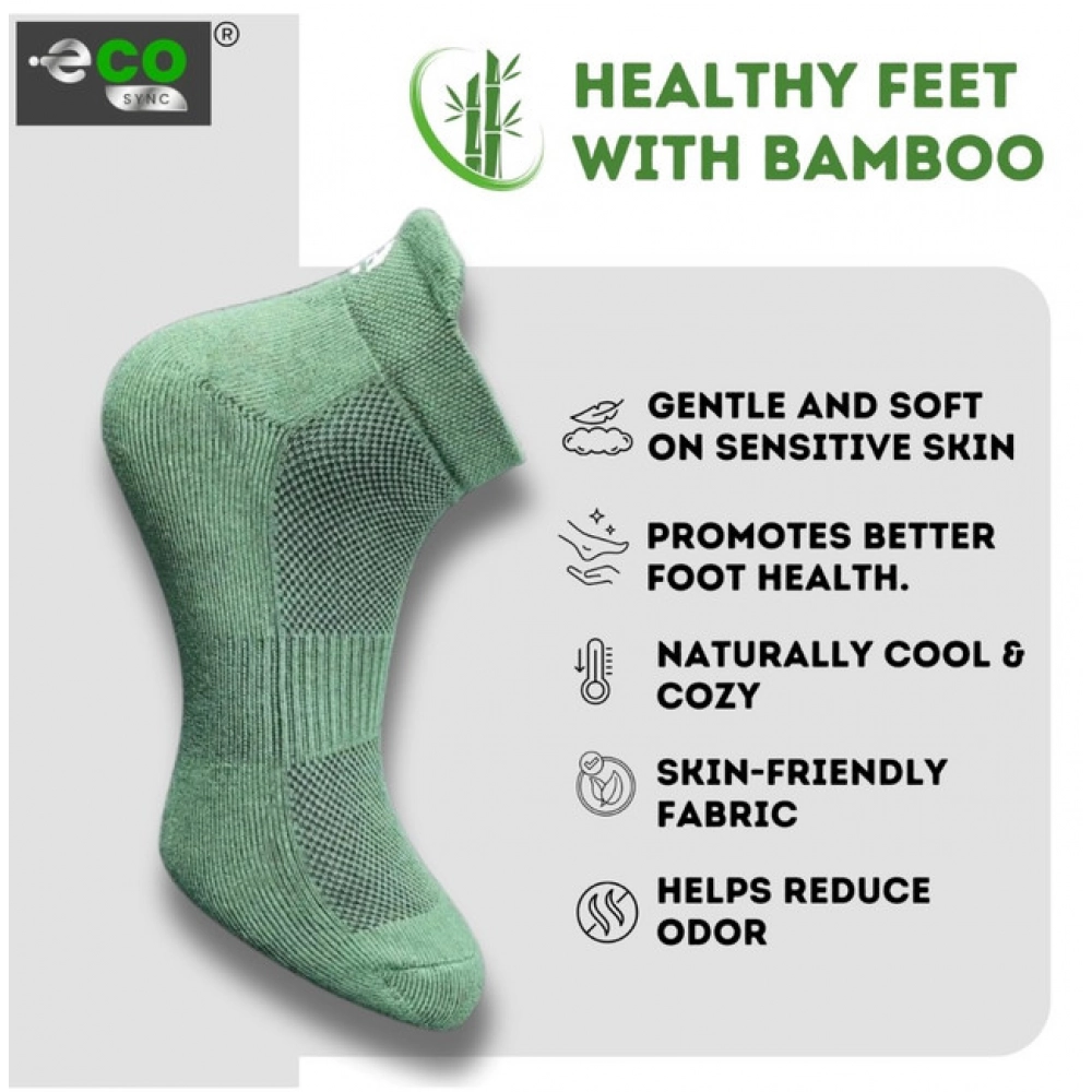 4_Pair Set Unisex Casual Cotton Printed Ankle Length Socks (Multicolor)