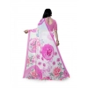 Women's Georgette Floral Printed Saree With Unstitched Blouse 5.5Mtr (Pink) Women's Georgette Floral Printed Saree With Unstitched Blouse 5.5Mtr (Pink)
