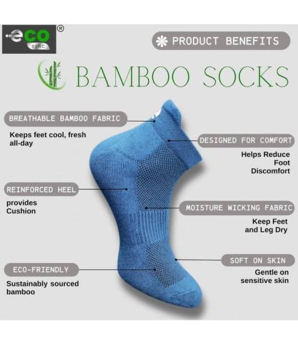 4_Pair Set Unisex Casual Cotton Printed Ankle Length Socks (Multicolor)