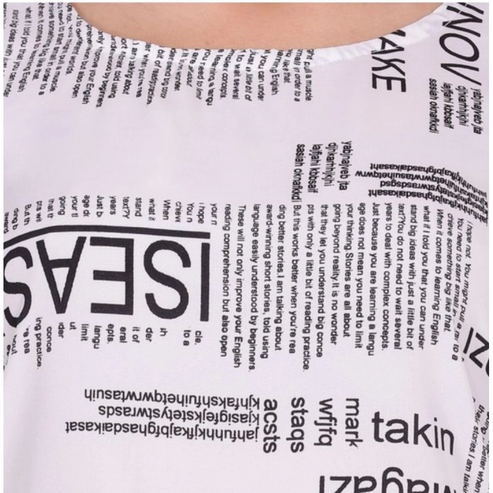 Women's Casual Crepe Sleeveless Slit Dress (White)