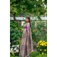 Women's Faux_Tussar Geometric_Print Saree With Unstitched Blouse 5.5Mtr (Purple)