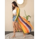 Women's Polyester Crepe Printed Long Sleeves Shrug (Multicolor) Women's Polyester Crepe Printed Long Sleeves Shrug (Multicolor)