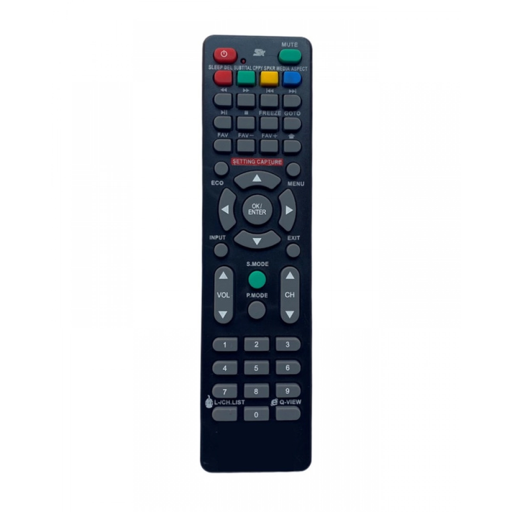 Ecomoye LCD/LED Remote No. TN648, Compatible/Replacement for Thomson LCD/LED TV Remote Control, Black (Exactly Same Remote will Only Work)
