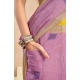 Women's Faux Linen Floral Ready to wear Saree With Unstitched Blouse 5.5Mtr (Lavender) Women's Faux Linen Floral Ready to wear Saree With Unstitched Blouse 5.5Mtr (Lavender)
