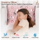 Soft Plush Printed Baby Infant Pillow for Kids Age 1 To 5 Years (Pink)