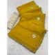 Women's Chiffon Butti Dotted Saree With Unstitched Blouse 5.5Mtr (Yellow)