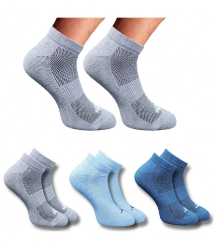 3_Pair Set Unisex Casual Cotton Printed Low Cut Socks (Multicolor)