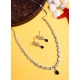 Women's Brass Silver Plated Necklace set (Blue) Women's Brass Silver Plated Necklace set (Blue)