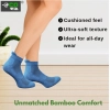 4_Pair Set Unisex Casual Cotton Printed Ankle Length Socks (Multicolor)