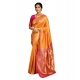 Women's Silk Blend Zari Weaving Saree With Unstitched Blouse 5.5Mtr (Orange) Women's Silk Blend Zari Weaving Saree With Unstitched Blouse 5.5Mtr (Orange)