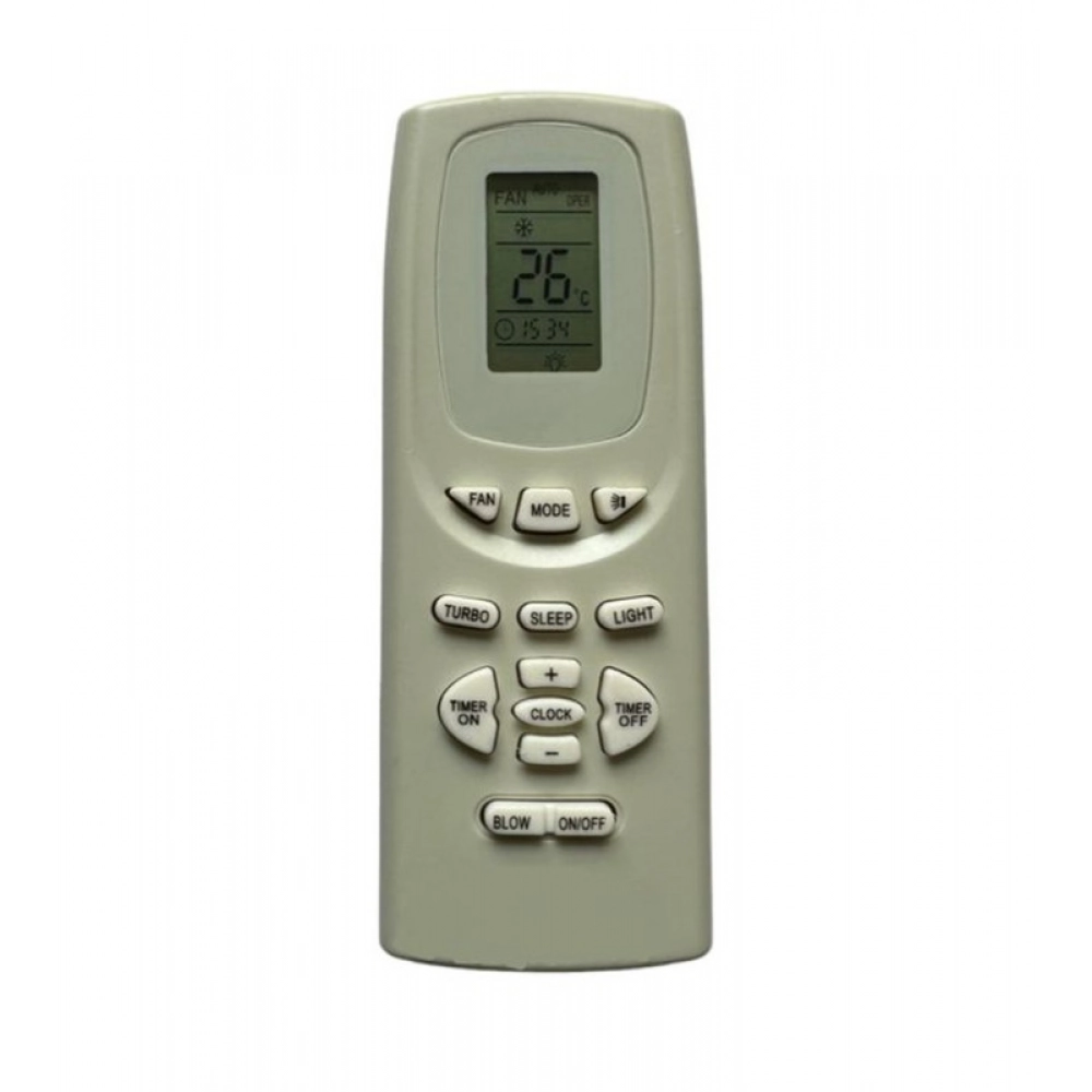 Ecomoye AC Remote No. 19A (No Backlight), Compatible/Replacement for Godrej AC Remote Control, White (Exactly Same Remote will Only Work)