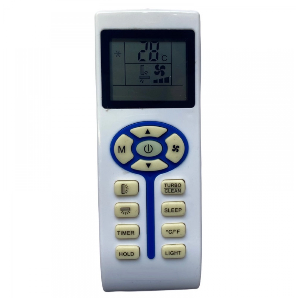 Ecomoye AC Remote No. 166 (No Backlight), Compatible/Replacement for Llyod AC Remote Control, White (Exactly Same Remote will Only Work)