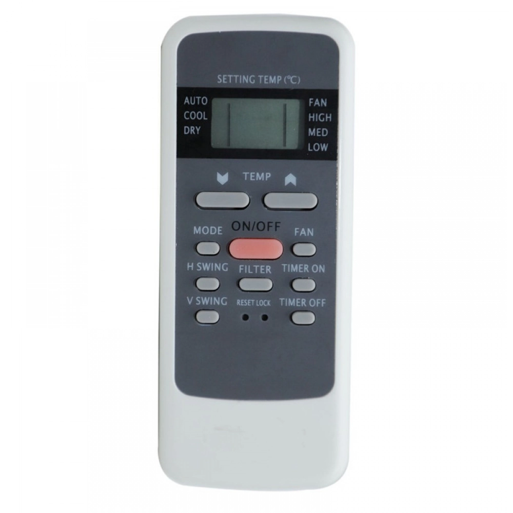 Ecomoye AC Remote No. 137 (No Backlight), Compatible/Replacement for Hitachi AC Remote Control, White (Exactly Same Remote will Only Work)