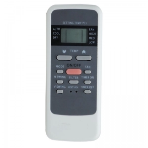Ecomoye AC Remote No. 137 (No Backlight), Compatible/Replacement for Hitachi AC Remote Control, White (Exactly Same Remote will Only Work)