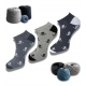 3_Pair Set Unisex Casual Cotton Printed Low Cut Socks (Multicolor)