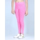 Girl's Cotton Lycra Printed Elasticated Leggings (Pink) Girl's Cotton Lycra Printed Elasticated Leggings (Pink)