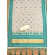 Women's Banarasi Silk Printed Unstitched Salwar Suit Material With Dupatta (Teal, 3Mtrs)
