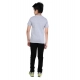 Boy's Cotton Grapic Printed Round Neck T-Shirt (Grey Melange) Boy's Cotton Grapic Printed Round Neck T-Shirt (Grey Melange)