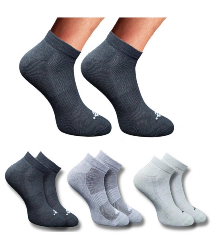 3_Pair Set Unisex Casual Cotton Printed Low Cut Socks (Multicolor)