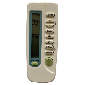 Ecomoye AC Remote No. 11 (No Backlight), Compatible/Replacement for Samsung AC Remote Control, White (Exactly Same Remote will Only Work)