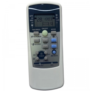 Ecomoye AC Remote No. 25 (3D Auto) (No Backlight), Compatible/Replacement for Mitsubishi AC Remote Control, White (Exactly Same Remote will Only Work)