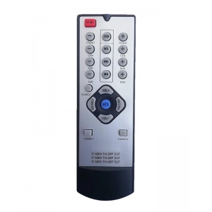 Ecomoye Home Theatre Remote No. IT-X 5900, Compatible/Replacement for Intex Home Theatre System Remote Control, White (Exactly Same Remote will Only Work)