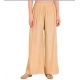 Women's Casual Rayon Solid Ankle Length Palazzo (Golden , Free Size) Women's Casual Rayon Solid Ankle Length Palazzo (Golden , Free Size)