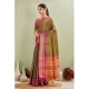 Women's Silk Blended Jaquard Woven Saree With Unstitched Blouse 5.5Mtr (Green) Women's Silk Blended Jaquard Woven Saree With Unstitched Blouse 5.5Mtr (Green)