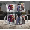 Anime Naruto &amp; Sasuke Ceramic Printed Coffee Mug (White)