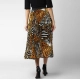 Women's Satin Pleated Elasticated Skirt (Multicolor) Women's Satin Pleated Elasticated Skirt (Multicolor)
