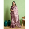 Women's Silk Blend Printed Saree With Unstitched Blouse 5.5Mtr (Grey) Women's Silk Blend Printed Saree With Unstitched Blouse 5.5Mtr (Grey)