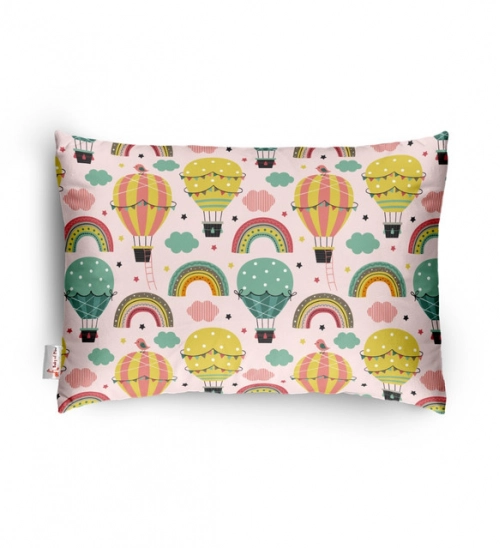 Soft Plush Printed Baby Infant Pillow for Kids Age 1 To 5 Years (Multicolor)