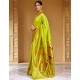 Women's Silk Blend Woven Saree With Unstitched Blouse 5.5Mtr (Lime-Green) Women's Silk Blend Woven Saree With Unstitched Blouse 5.5Mtr (Lime-Green)