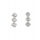 Women's Brass Silver Plated Necklace set (White) Women's Brass Silver Plated Necklace set (White)