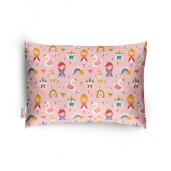 Soft Plush Printed Baby Infant Pillow for Kids Age 1 To 5 Years (Pink)