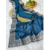 Women's Silk Embroidred Saree With Unstitched Blouse 5.5Mtr (Light Green) Women's Silk Embroidred Saree With Unstitched Blouse 5.5Mtr (Light Green)